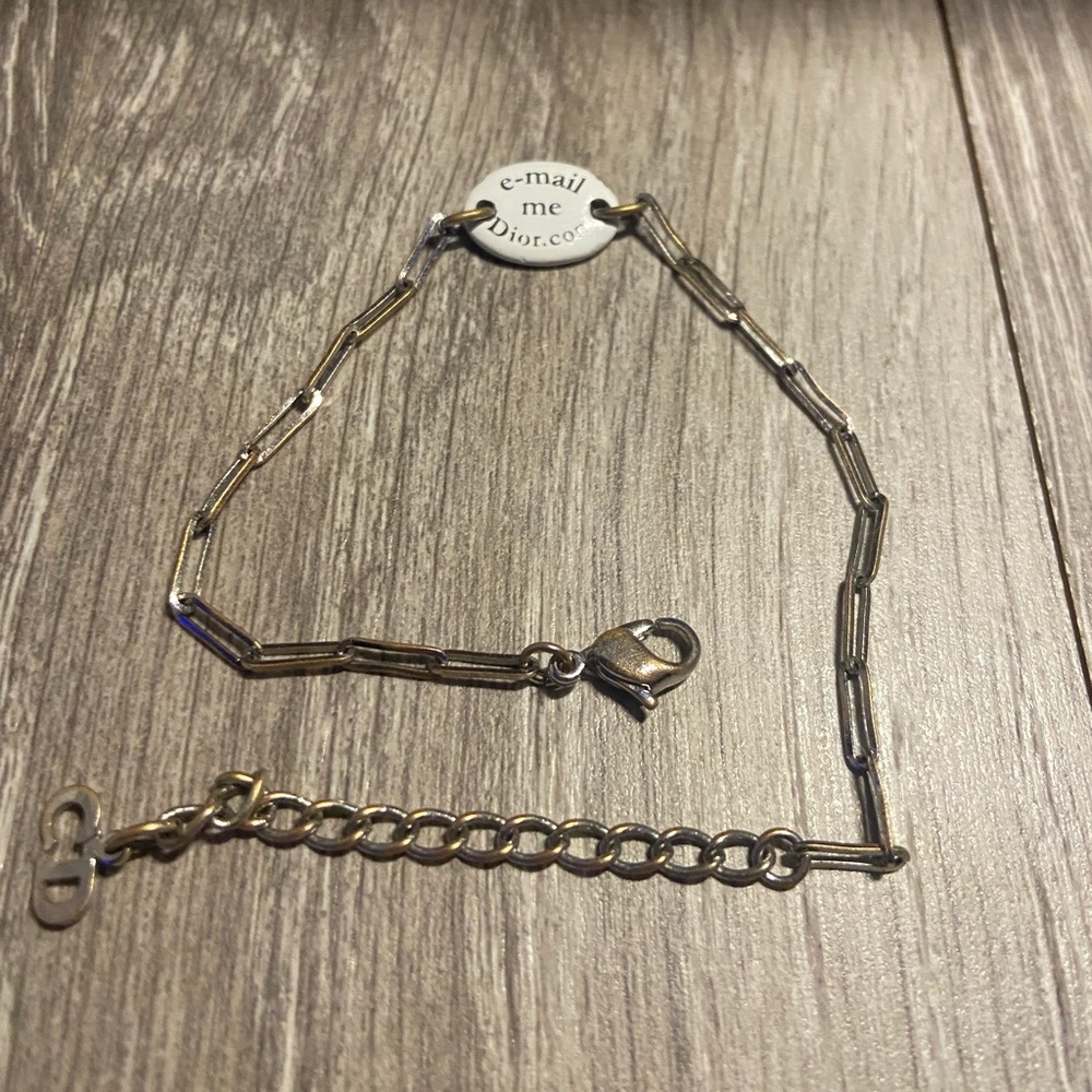 SOLD Vintage“Email me at Dior.com”double sided bracelet - Picture 1 of 10